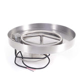 ROUND LIPLESS DROP IN PAN & ROUND SS BURNER